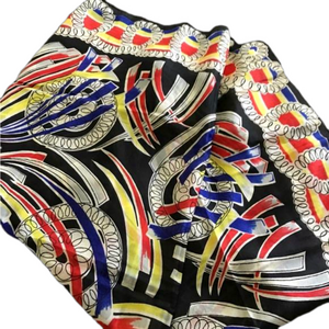 Black Multicolored Ladies Scarf